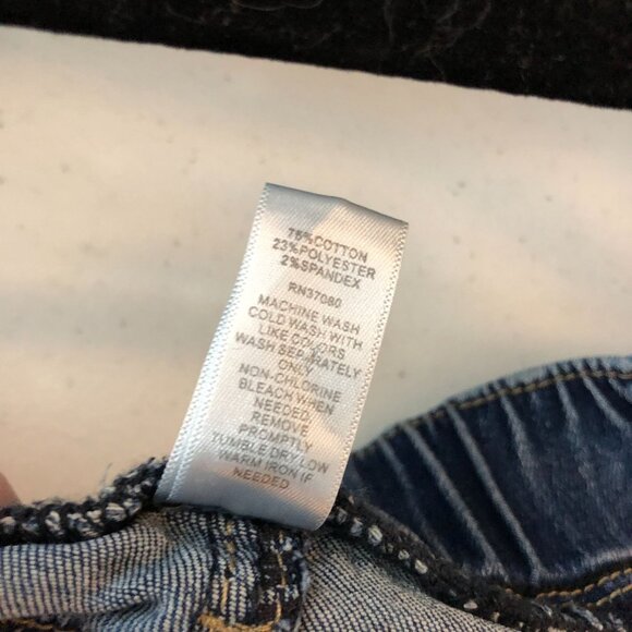 It's Denim Womens Distressed Denim Shorts Cut Off Pull On Size 3X - Picture 4 of 4